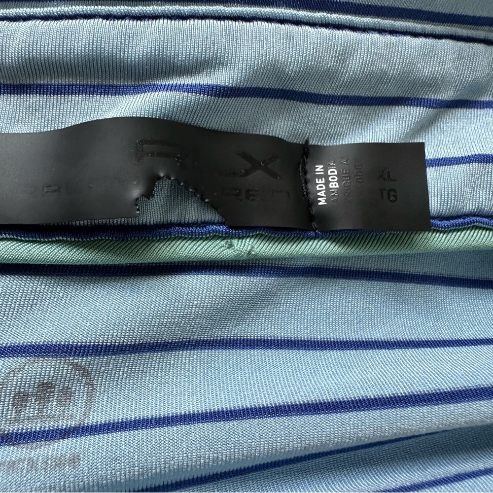 Ralph Lauren RLX Men’s Golf Striped Polo Shirt Size XL - Picture 3 of 5